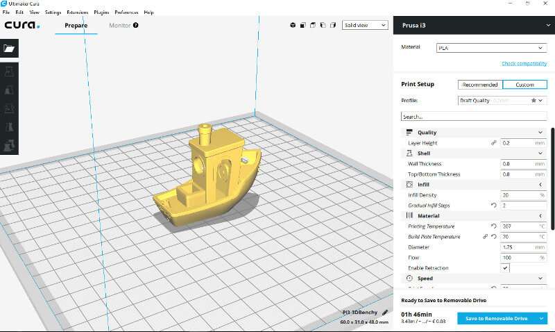 parámetros-piezas-cura-software-3d