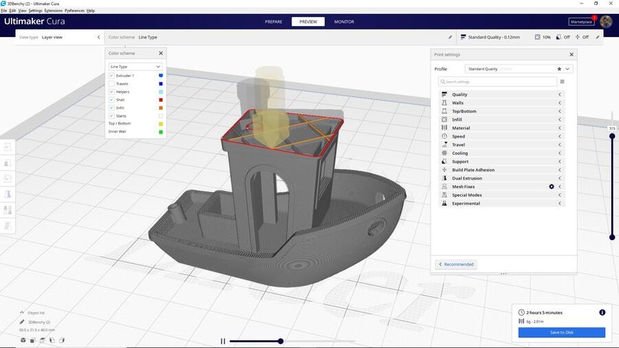 imprimir-3d-modo-visión-capas-cura