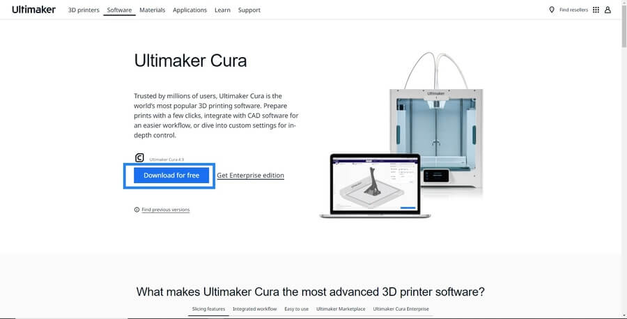 página-ultimaker-cura