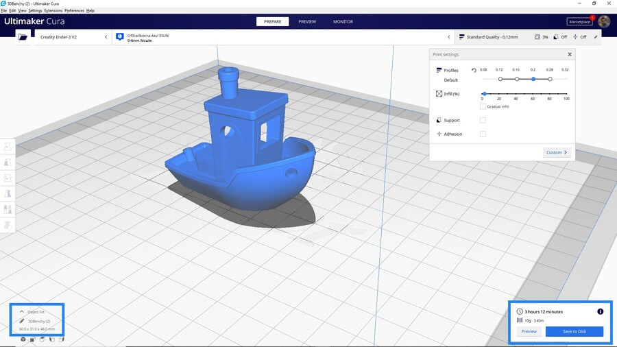 interfaz-cura-ultimaker-pieza