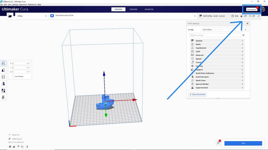 ver-pluggins-cura-ultimaker